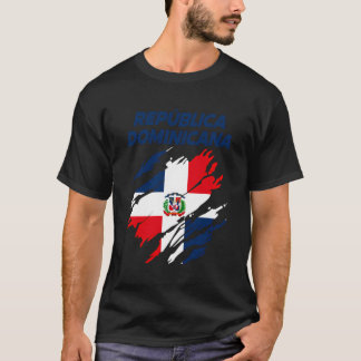 T-shirt Drapeau de République Dominicaine