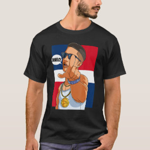 T-shirt Drapeau de République Dominicaine Dimelo Dominican