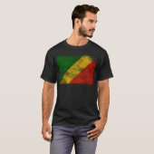 T-shirt Drapeau de République du Congo (Devant entier)