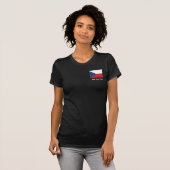 T-shirt Drapeau de République Tchèque (Devant entier)