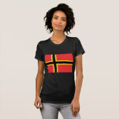 T-shirt Drapeau de résistance allemand (1944) (Devant entier)