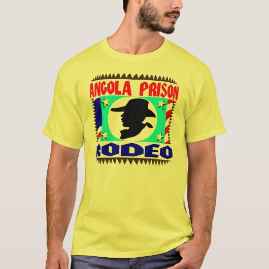 T-shirt Drapeau de rodéo de la prison d'Angola (Devant)
