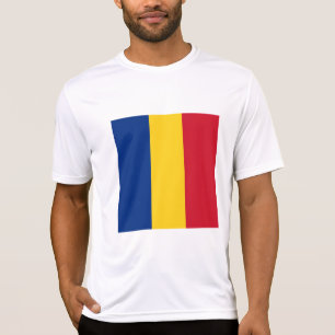 T-shirt Drapeau de Roumanie