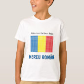 T-shirt Drapeau de Roumanie (Devant)