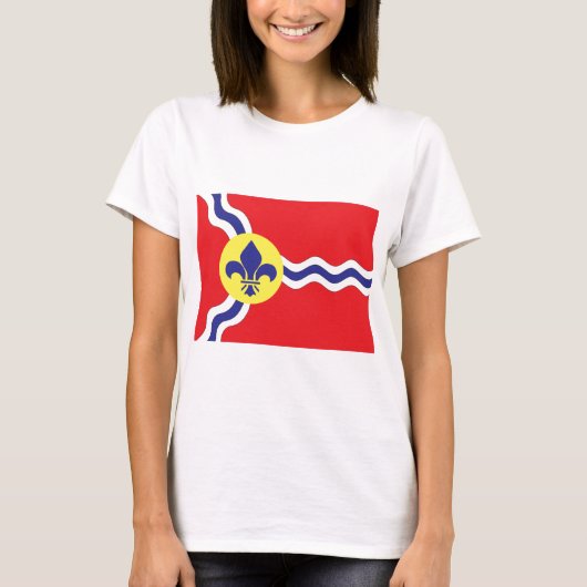 T-shirt Drapeau de Saint-Louis (Devant)