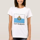 T-shirt Drapeau de Saint-Marin (Devant)