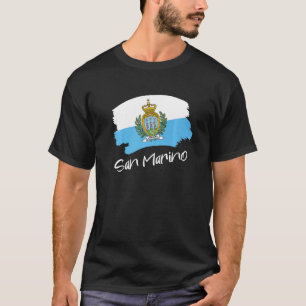 T-shirt Drapeau De Saint-Marin 1