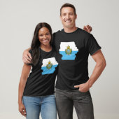 T-shirt Drapeau de Saint-Marin 3 (Unisexe)