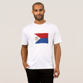 T-shirt Drapeau de Saint-Martin (Devant entier)