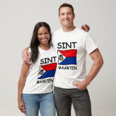 T-shirt Drapeau de Saint-Martin (Unisexe)