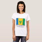 T-shirt Drapeau de Saint-Vincent-et-les Grenadines (Devant entier)
