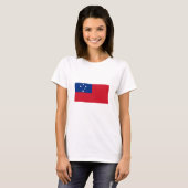 T-shirt Drapeau de Samoa (Devant entier)