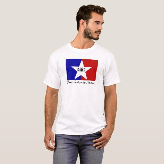T-shirt Drapeau de San Antonio (Devant entier)
