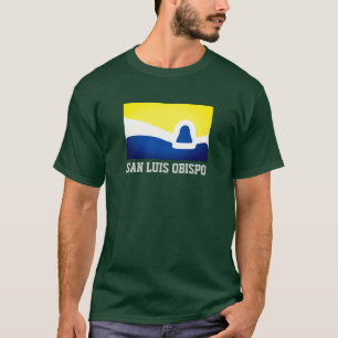 T-shirt Drapeau de San Luis Obispo, Californie