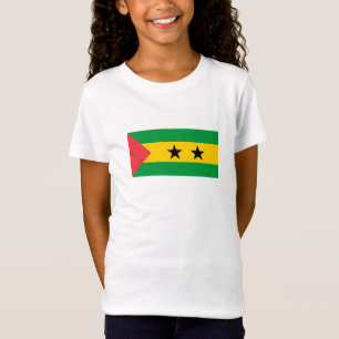 T-Shirt Drapeau de Sao Tomé-et-Principe