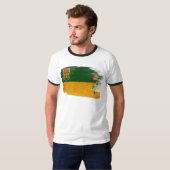 T-shirt Drapeau de Saskatchewan (Devant entier)