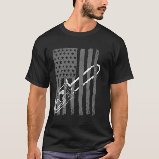 T-shirt Drapeau de scie à mâchoire (Devant)