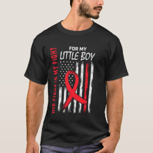 T-shirt Drapeau de sensibilisation à la maladie cardiaque