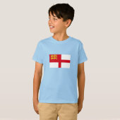 T-shirt Drapeau de Sercq (Devant entier)