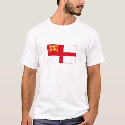 T-shirt Drapeau de Sercq (Devant)