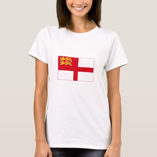 T-shirt Drapeau de Sercq (Devant)