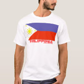 T-shirt Drapeau de SG (Philippines) (Devant)