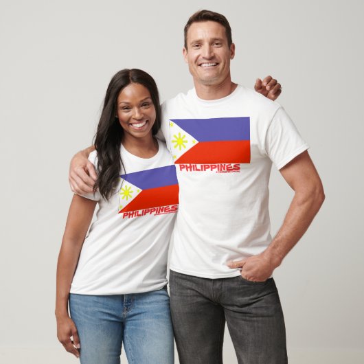 T-shirt Drapeau de SG (Philippines) (Unisexe)