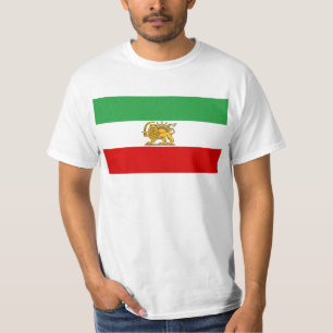 T-shirt Drapeau de Shah de 1964-1980) شیروخورشید