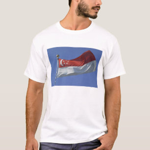 T-shirt Drapeau de Singapour
