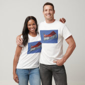 T-shirt Drapeau de Singapour (Unisexe)
