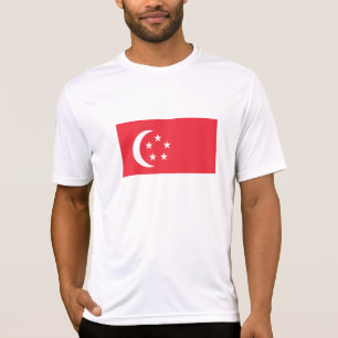 T-shirt Drapeau de Singapour