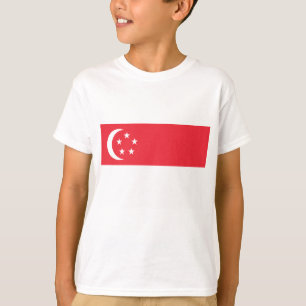 T-shirt Drapeau de Singapour