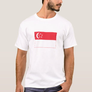 T-shirt Drapeau de Singapour