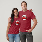 T-shirt Drapeau de sourire de Washington DC (Unisexe)