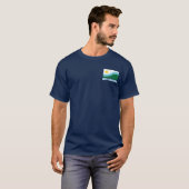 T-shirt Drapeau de Spokane, État de Washington (Devant entier)