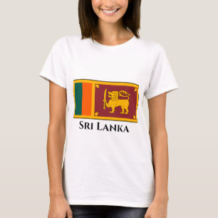 T-shirt Drapeau de Sri Lanka