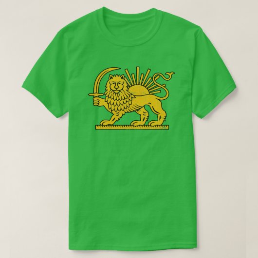 T-shirt Drapeau de style iranien 1 (Design devant)