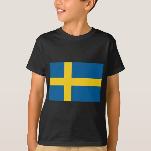 T-shirt drapeau de suède (Devant)