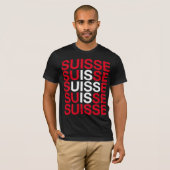 T-SHIRT DRAPEAU DE SUISSE (Devant entier)