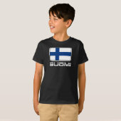 T-shirt Drapeau de Suomi (Devant entier)