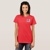 T-shirt Drapeau de Suomi (Devant entier)