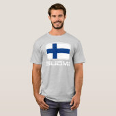 T-shirt Drapeau de Suomi (Devant entier)