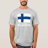 T-shirt Drapeau de Suomi (Devant)