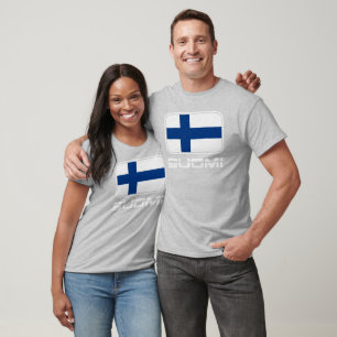 T-shirt Drapeau de Suomi
