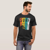 T-shirt Drapeau de surf à grande vague (Devant entier)