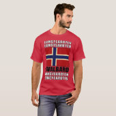 T-shirt Drapeau de Svalbard (Devant entier)