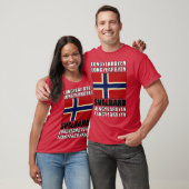 T-shirt Drapeau de Svalbard (Unisexe)