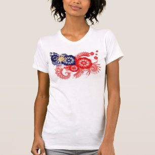 T-shirt Drapeau de Taïwan