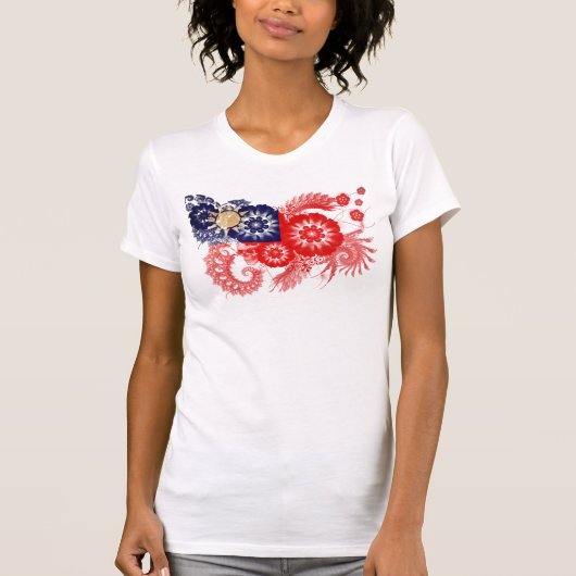 T-shirt Drapeau de Taïwan (Devant)
