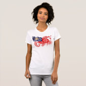 T-shirt Drapeau de Taïwan (Devant entier)